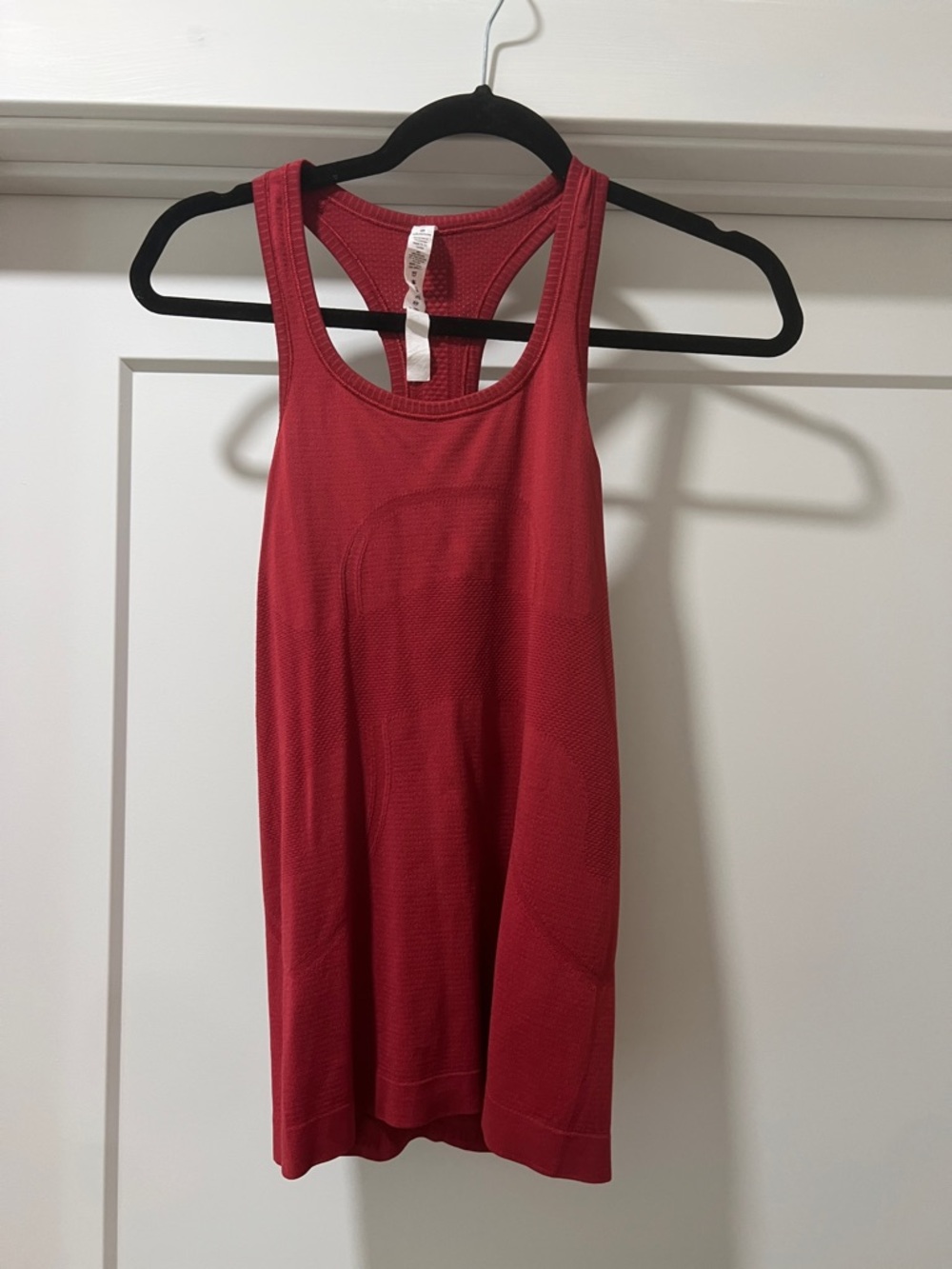 lululemon athletica Red Racerback Training Tank